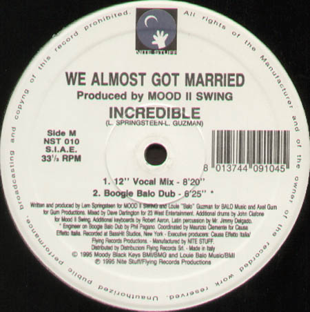 WE ALMOST GOT MARRIED - Incredible