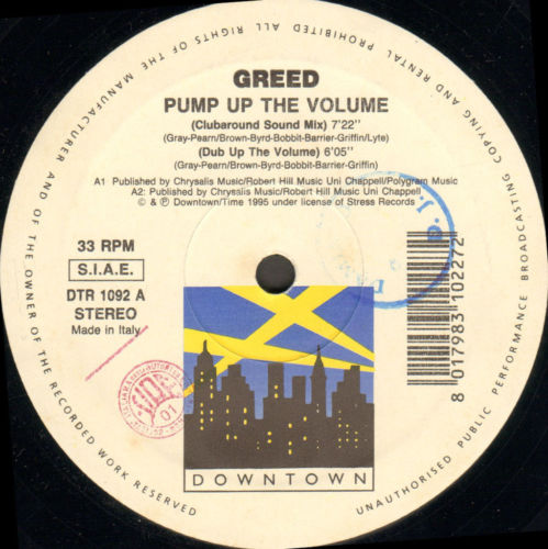 GREED - Pump Up The Volume