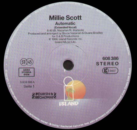 MILLIE SCOTT - Automatic