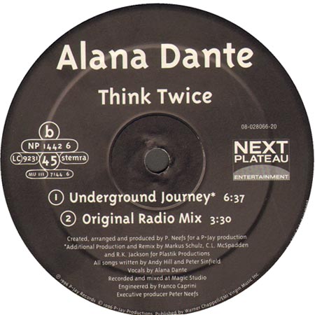 ALANA DANTE - Think Twice