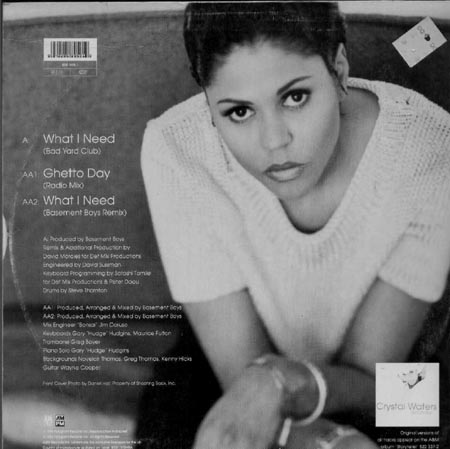 CRYSTAL WATERS - Ghetto Day / What I Need (David Morales, Basement Boys Rmx)