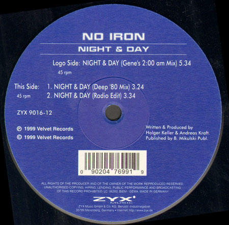 NO IRON - Night & Day