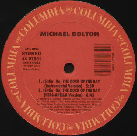 MICHAEL BOLTON - (Sittin' On) The Dock Of The Bay