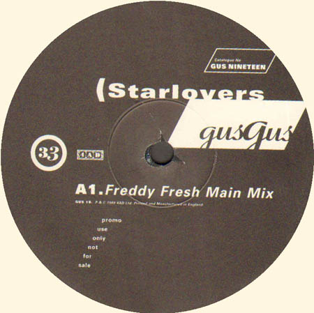 GUS GUS - Starlovers  (Red Snapper, Freddy Fresh Rmxs)