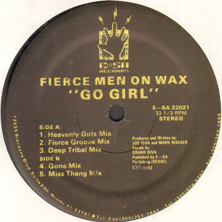 FIERCE MEN ON WAX - Go Girl 