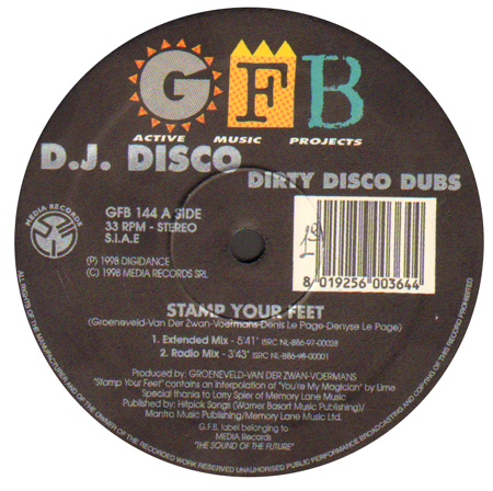 D.J. DISCO - Dirty Disco Dubs