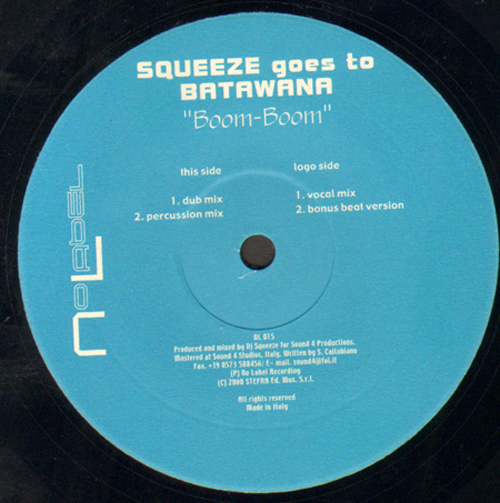 SQUEEZE GOES TO BATAWANA - Boom-Boom