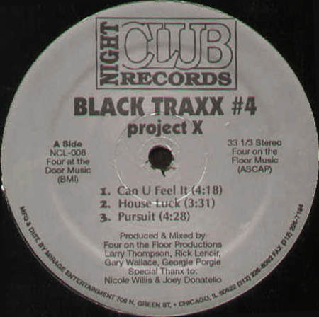BLACK TRAXX - Volume 4: Project X