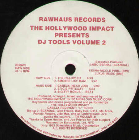 THE HOLLYWOOD IMPACT - DJ Tools Volume 2 