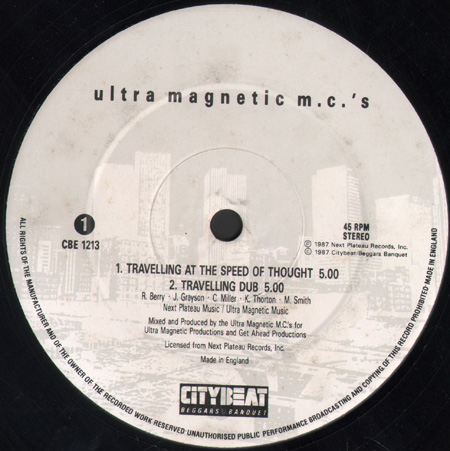 ULTRAMAGNETIC MC'S  - Travelling At The Speed Of Thought 