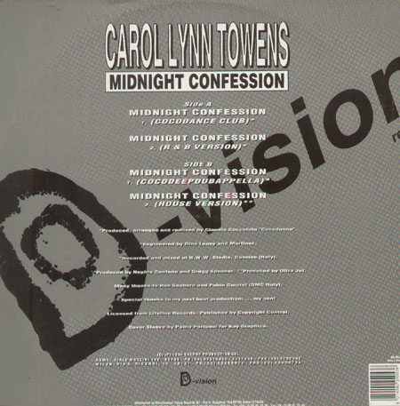 CAROL LYNN TOWENS - Midnight Confession (Coccoluto Rmx)
