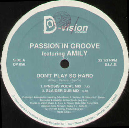 PASSION IN GROOVE FEAT. AMILY - Don't Play So Hard