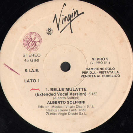 VARIOUS (ALBERTO SOLFRINI / ROCK STEADY CREW / SCRITTI POLITTI) - Belle Mulatte / Uprock / Wood Beez