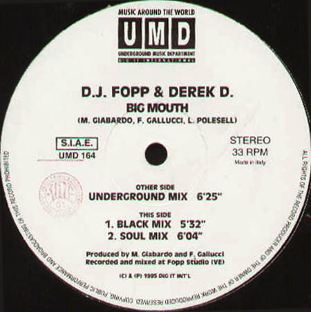 DJ FOPP & DEREK D. - Big Mouth