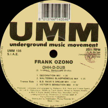 FRANK OZONO - Ohh-D-Dub 