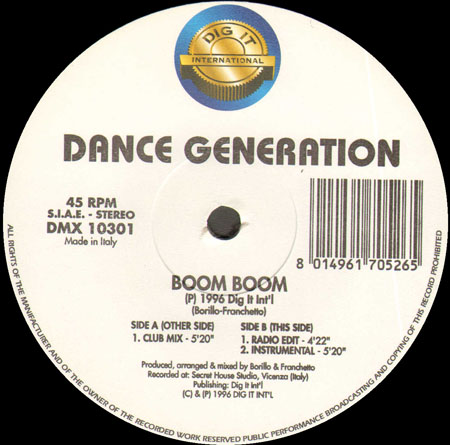 DANCE GENERATION - Boom Boom