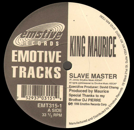 KING MAURICE - Slave Master 