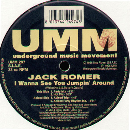 JACK ROMER - I Wanna See You Jumpin' Around