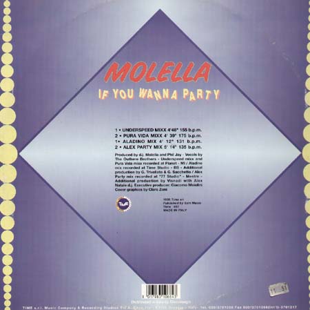 MOLELLA - If You Wanna Party (Aladino, Alex Party Mixes) 