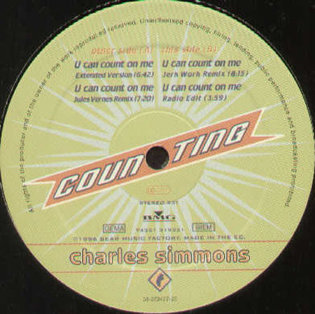 CHARLES SIMMONS - U Can Count On Me 