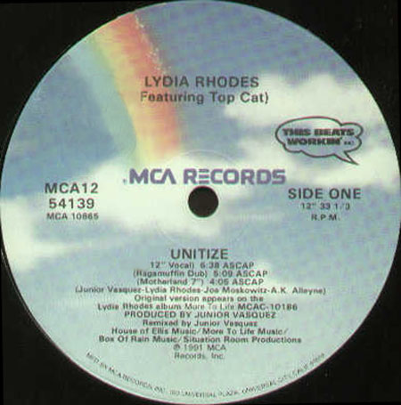 LYDIA RHODES - Unitize, Feat. Top Cat