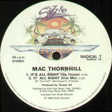 MAC THORNHILL - It's All Right