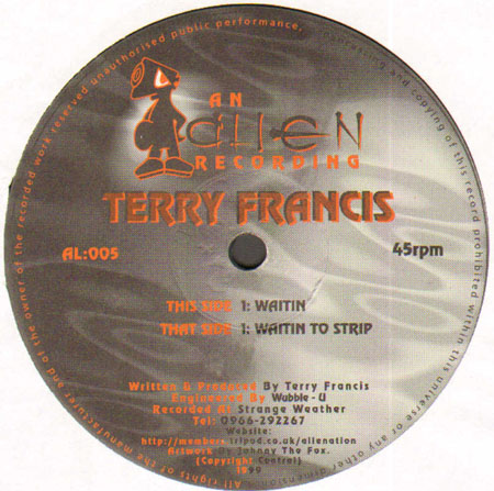 TERRY FRANCIS - Waitin' / Waitin' To Strip