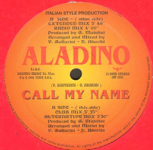 ALADINO - Call My Name