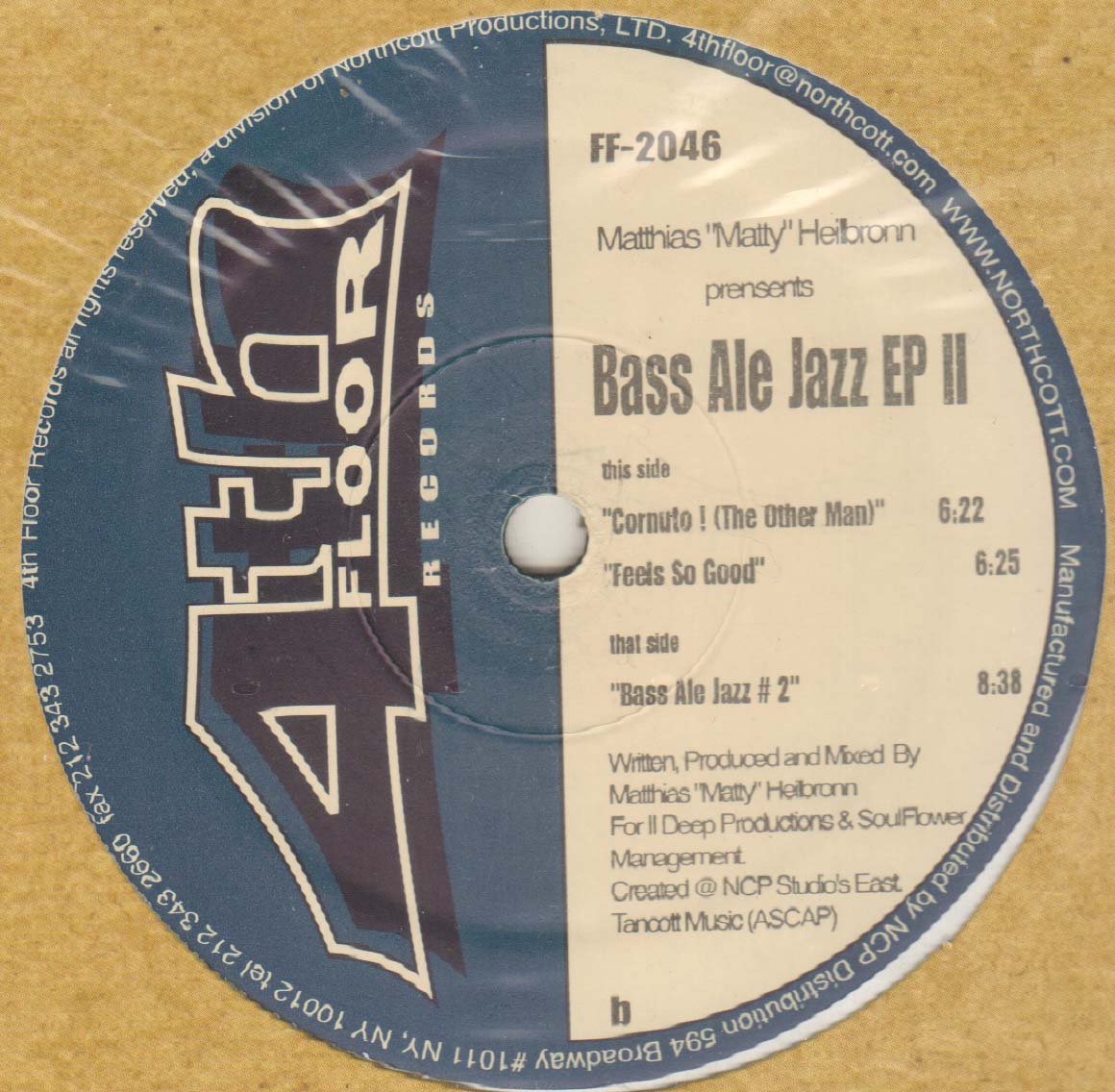 MATTHIAS HEILBRONN - Bass Ale Jazz EP II