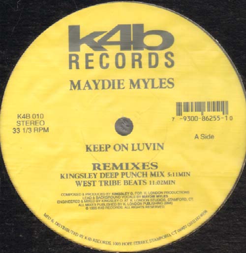 MAYDIE MYLES - Keep On Luvin (Remixes)