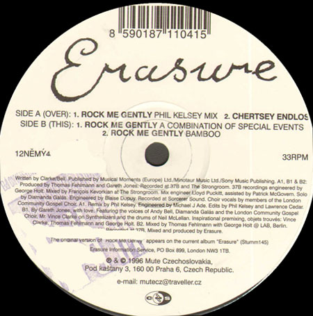 ERASURE - Rock Me Gently (Phil Kelsey Mix)