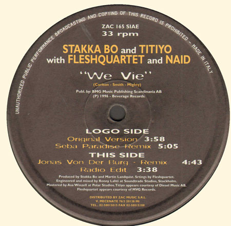 STAKKA BO - We Vie, With Titiyo Fleshquartet & Naid