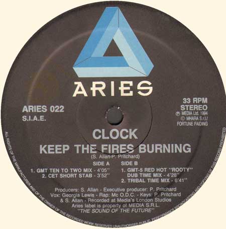 CLOCK - Keep The Fires Burning
