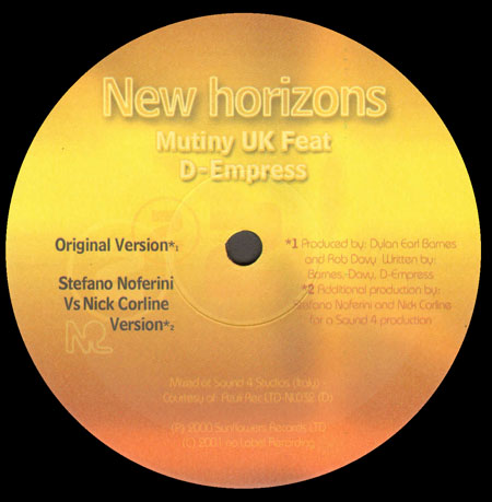 MUTINY - New Horizons , Feat. D-Empress 