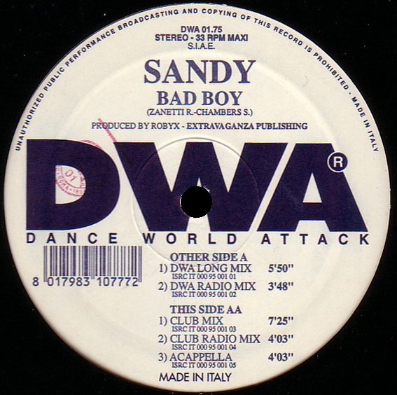 SANDY - Bad Boy 