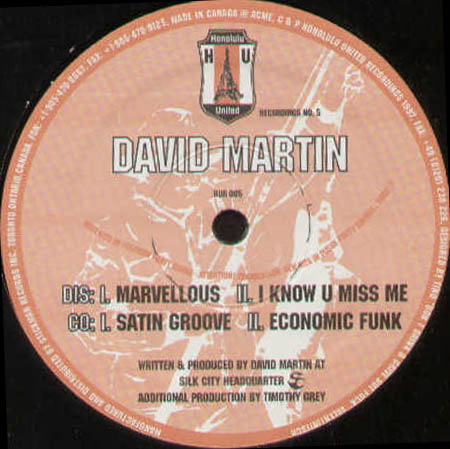 DAVID MARTIN - Marvellous