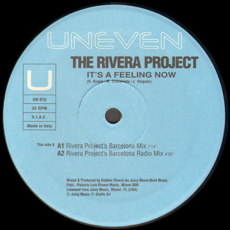 THE  RIVERA PROJECT - It's A Feeling Now