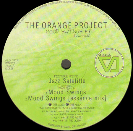 THE ORANGE PROJECT - Mood Swings EP