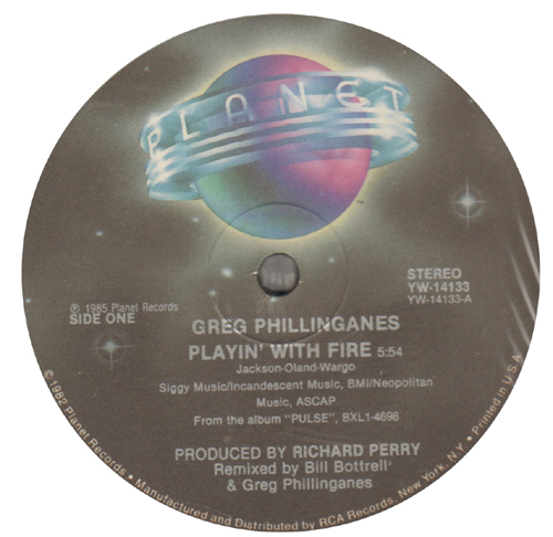 GREG PHILLINGANES - Playin' With Fire