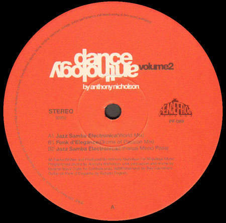 ANTHONY NICHOLSON - Dance Anthology Volume 2
