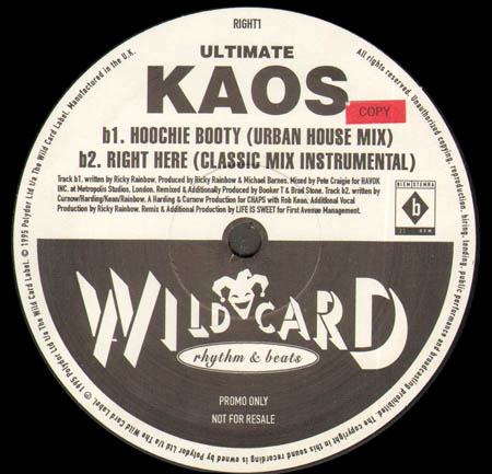 ULTIMATE KAOS - Right Here (Mixes By Life Is Sweet) - Booker T Rmx
