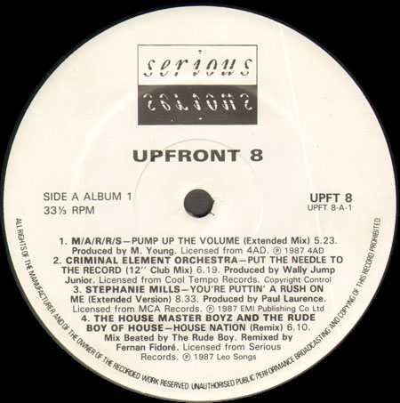 VARIOUS - Upfront 8 - Solid State
