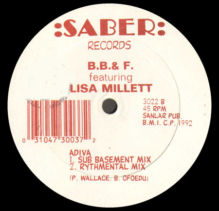 B.B.& F. - Adiva, Feat. Lisa Millett 