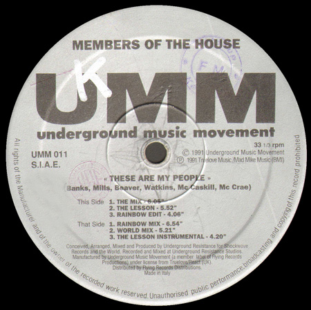 MEMBERS OF THE HOUSE - These Are My People
