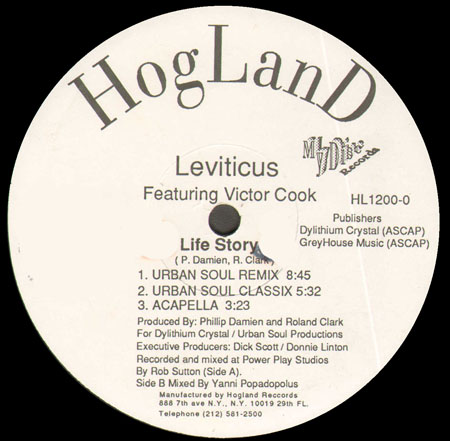 LEVITICUS - Life Story , Feat. Victor Cook  (Urban Soul, Studio 54 Disco Mix)