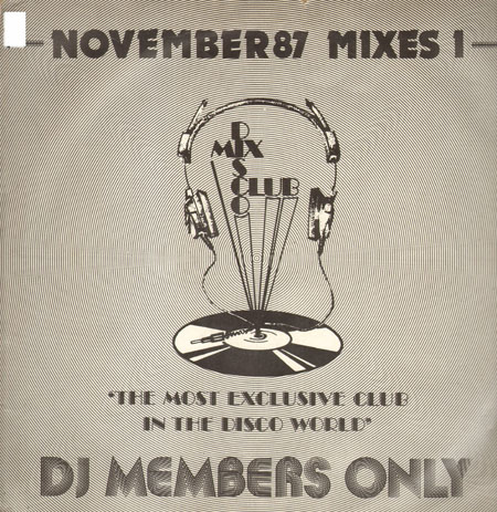 VARIOUS - November 87 - Mixes 1