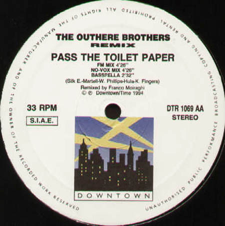 THE OUTHERE BROTHERS - Pass The Toilet Paper (Remixes)