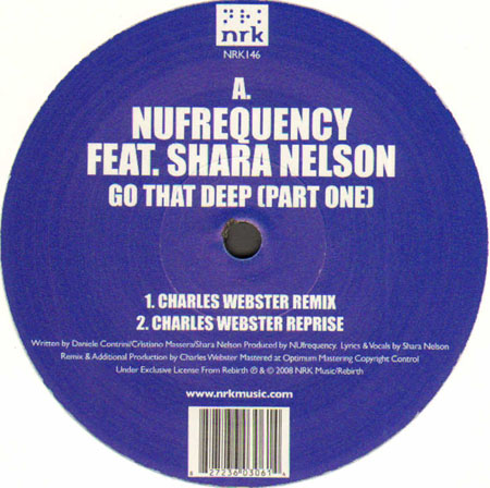 NUFREQUENCY - Go That Deep (Part One), Feat. Shara Nelson