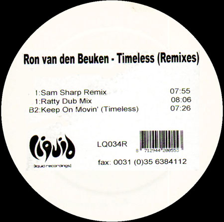 RON VAN DEN BEUKEN - Timeless (Remixes)