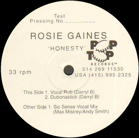 ROSIE GAINES - Honesty